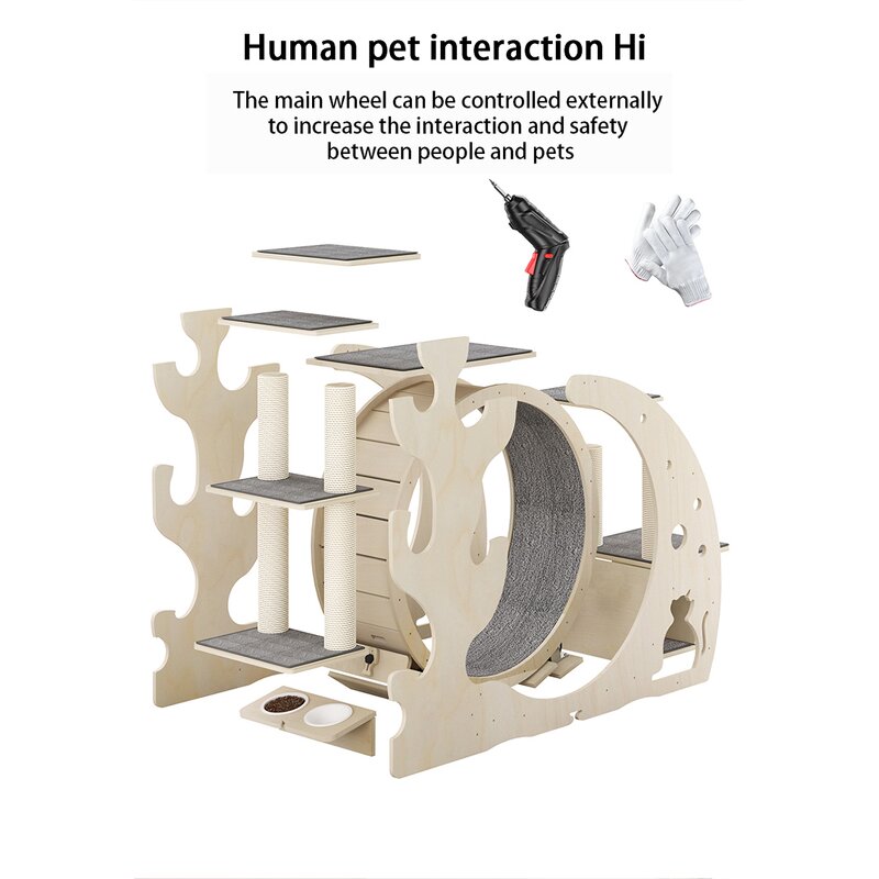 Cat Treadmill Factory - Luxury Silent Home Interactive Pet Toy