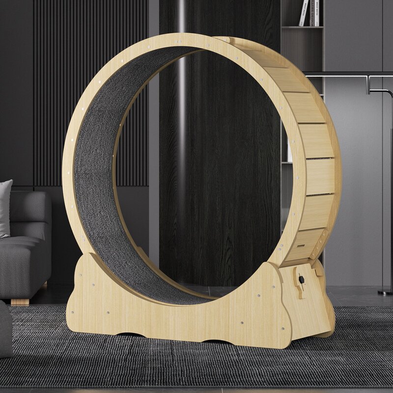 Cat Wheel Treadmill Factory - Luxury Silent Solid Wood Running Wheel