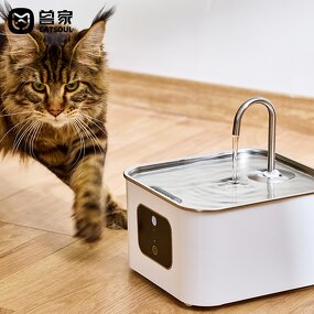 Pet Water Dispenser Factory - Antimicrobial Mute Smart 4L Fountain