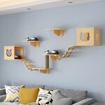 DIY Cat Wall Climbing Frame