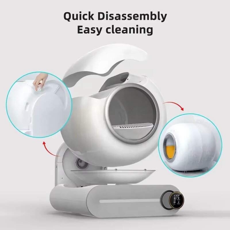 Automatic Cat Litter Box Factory - Smart Self Cleaning 65L App Control