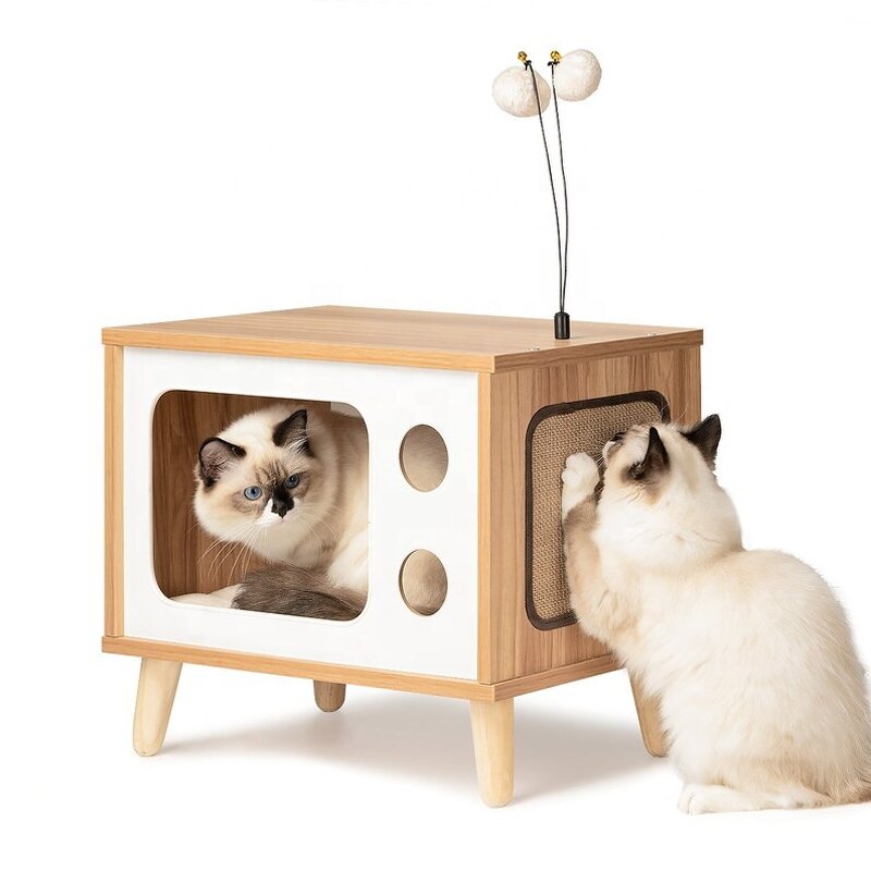 Cat Bed Factory - OEM ODM Rectangular Bedside Table Cat Bed