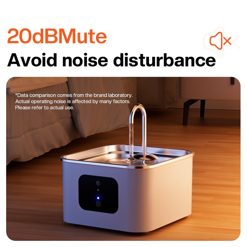 Pet Water Dispenser Factory - Antimicrobial Mute Smart 4L Fountain
