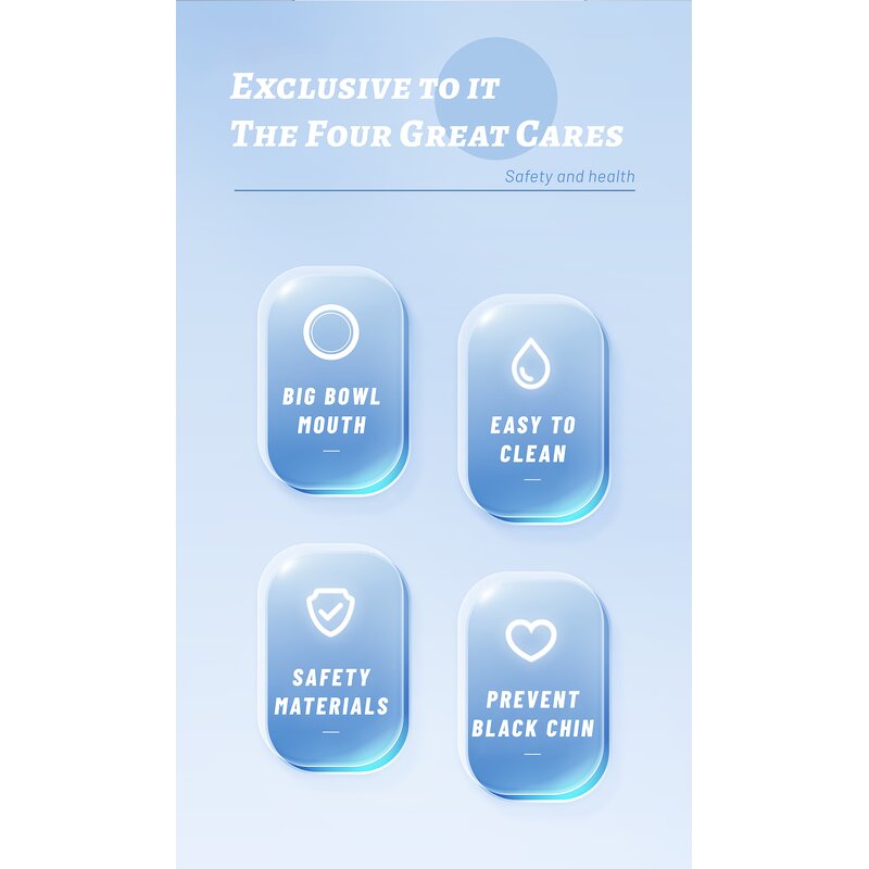 Pet Bowl Factory - New Plastic Food Water Feeding Bowl Bottle