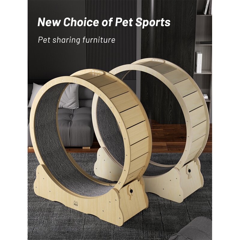 Pet Treadmill Factory - OEM ODM Interactive Wooden Running Wheel