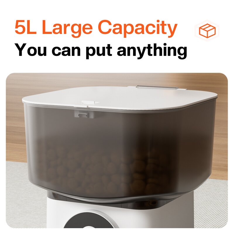 Automatic Pet Feeder Factory - 5L Microchip Cat Feeder with Camera