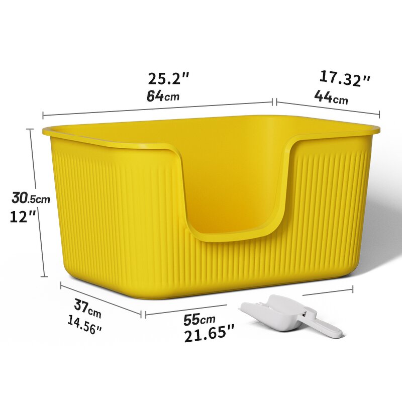 Cat Litter Box Factory - Latest Design Extra Large Open Structure