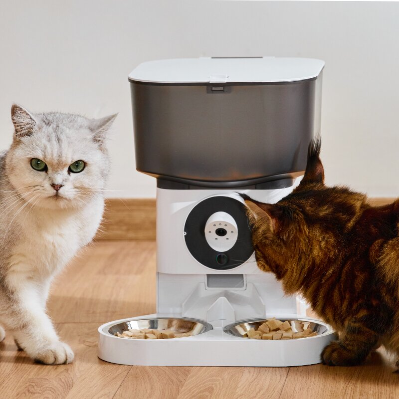 Pet Feeder Factory - HD Camera Portable Smart Double Bowl Feeder