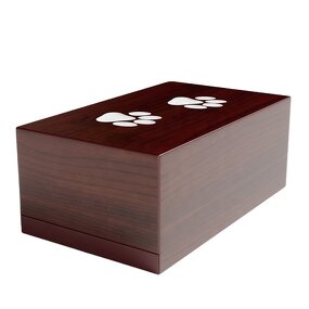 Pet Casket Factory - Wholesale Custom Wood Cat Rabbit Paws Urn