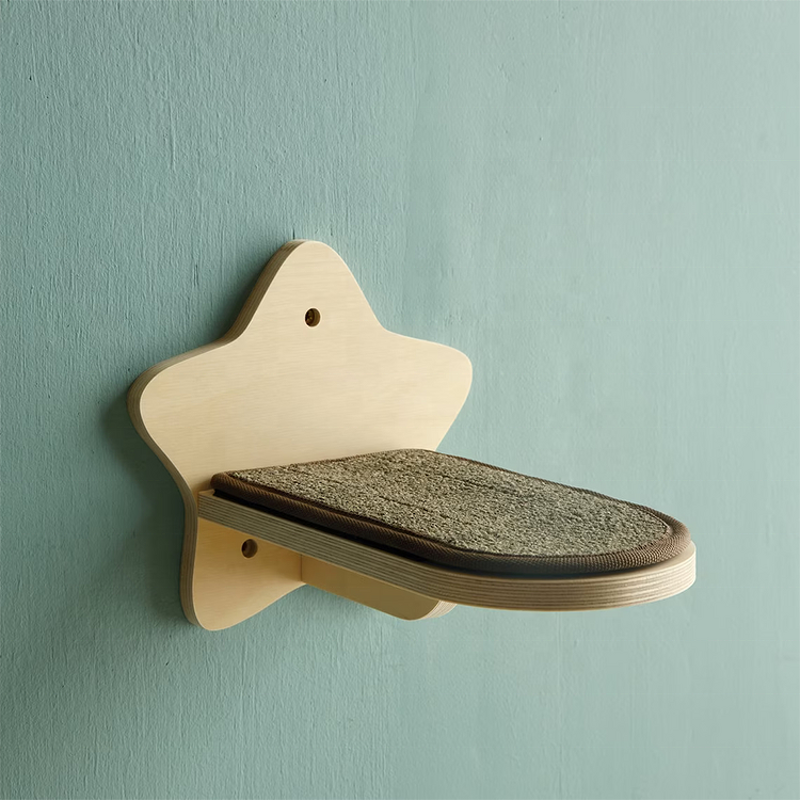 Pet Furniture Factory - Wooden Wall Mounted Climbing Shelf Steps