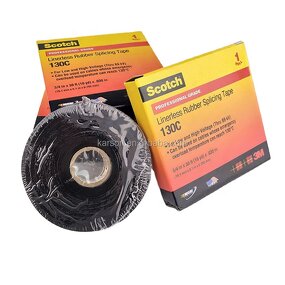Rubber Splicing Tape Factory - 3M 130C Black Self-sticking Tape