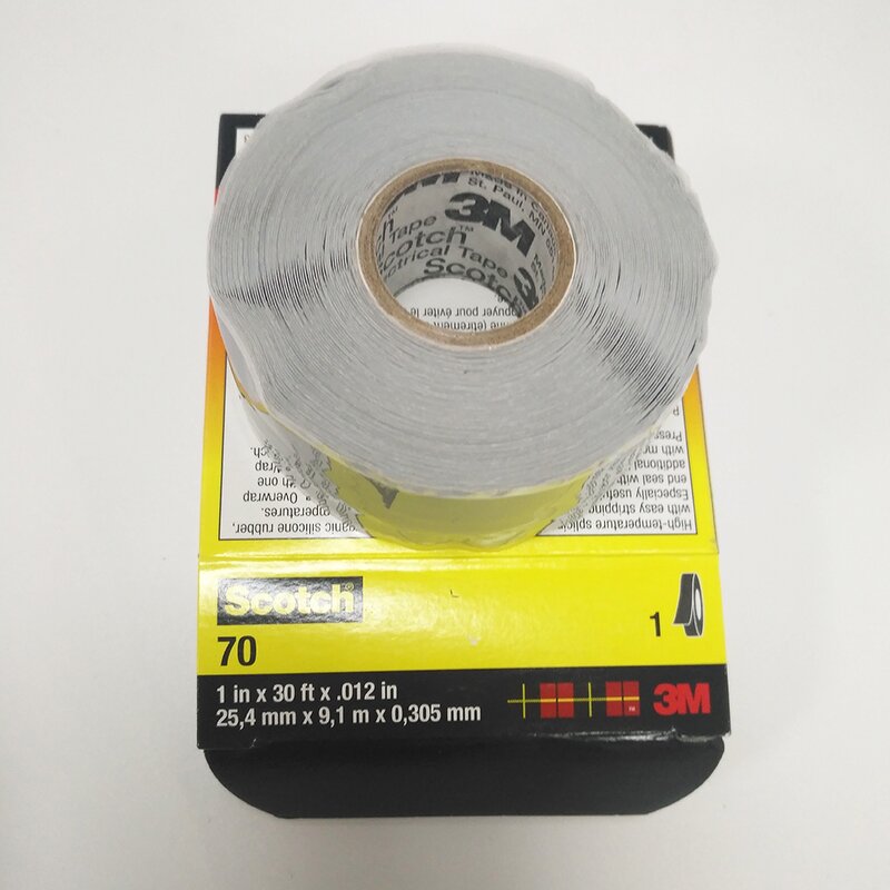 Electrical Tape Factory - 3M 70 Gray Silicone Rubber Tape