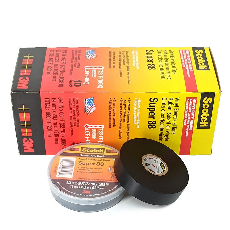 Electrical Tape Manufacturer - 3M Super 88 Vinyl Tape