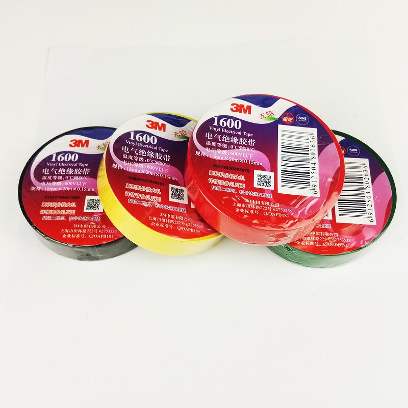 Electrical Tape Factory - 3M 1600 Colorful PVC Tape