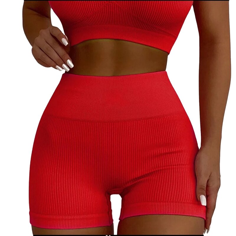 Yoga Shorts Factory - Hot Sale Women's Seamless Threaded Leggings