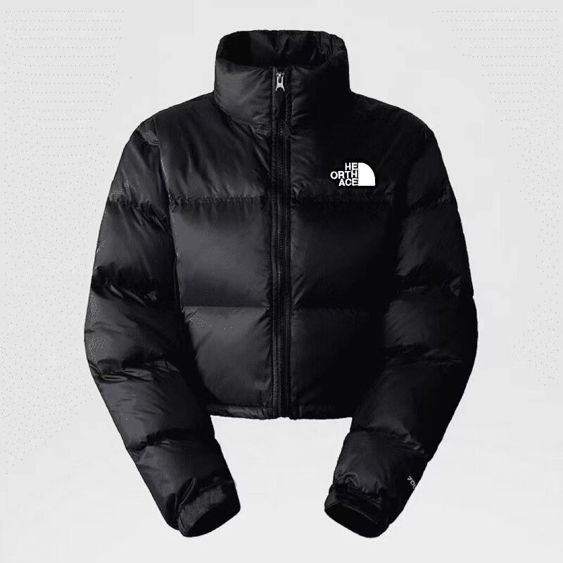 Down Jacket Factory - Women Designer Cropped Puffer Coat