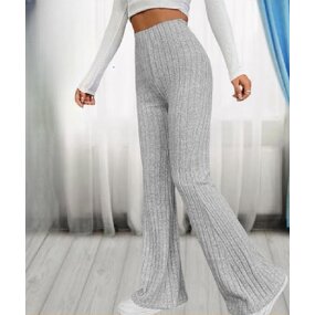 Pants Factory - Stretch Long Flared Trendy Premium Trousers