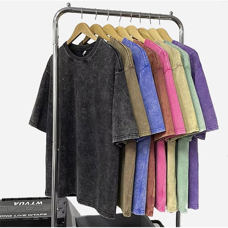 T-Shirt Factory - Custom Logo Vintage Washed Heavyweight Tee