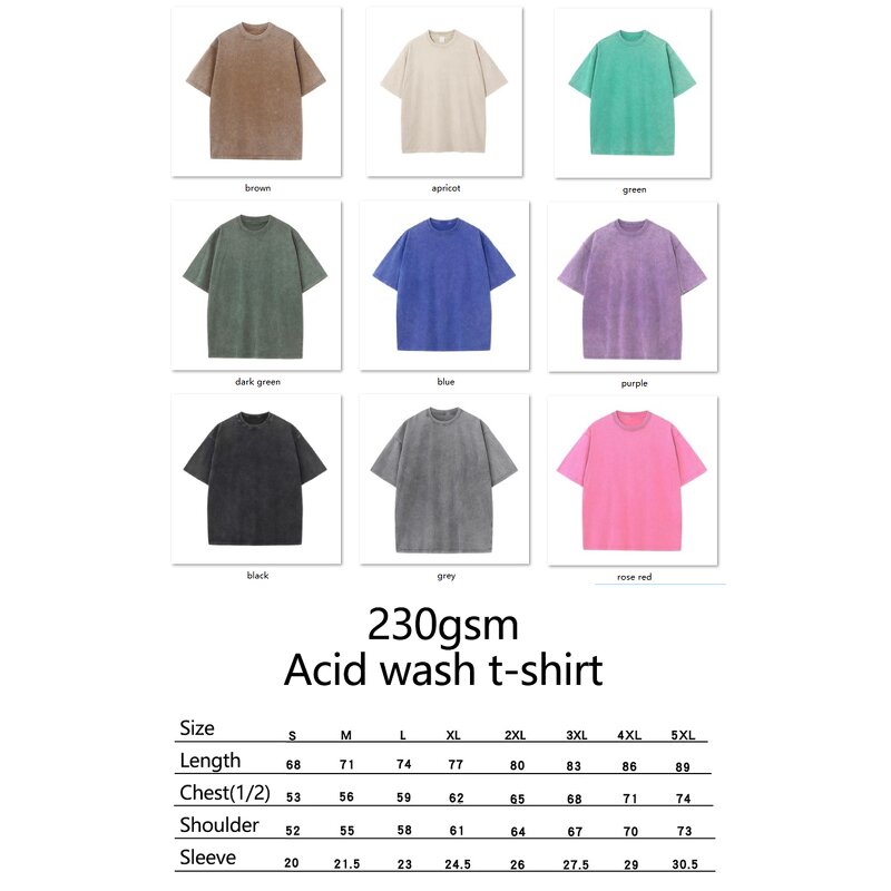 T-Shirt Factory - Custom Logo Vintage Washed Heavyweight Tee