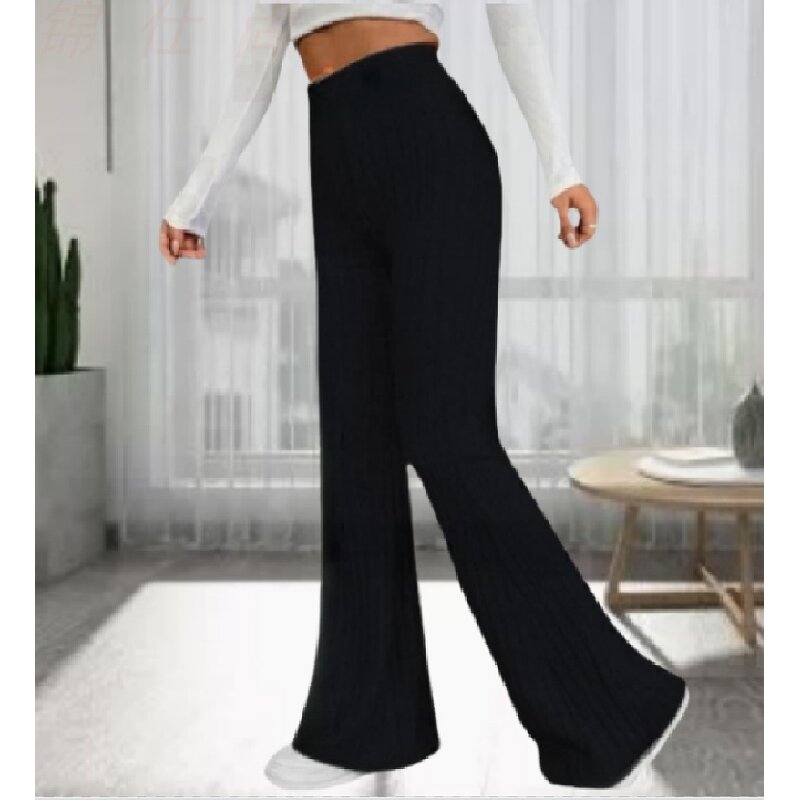 Pants Factory - Stretch Long Flared Trendy Premium Trousers