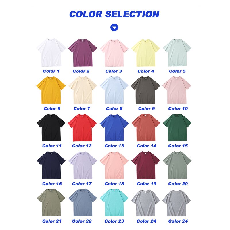 T-Shirt Factory - Custom 230-300 GSM Heavyweight Cotton Tee