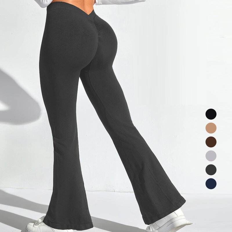 Yoga Leggings Factory - Custom Spandex Nylon Seamless V Back