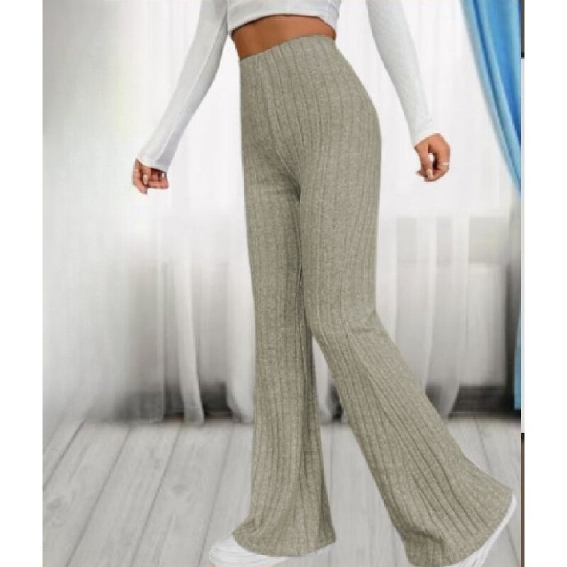 Pants Factory - Stretch Long Flared Trendy Premium Trousers