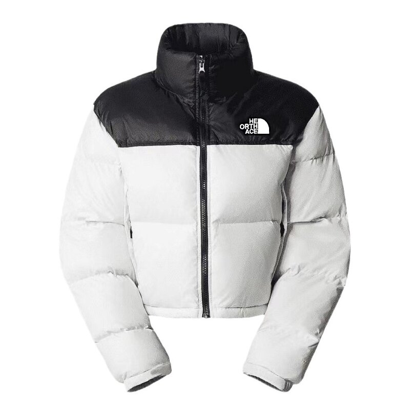 Down Jacket Factory - Women Designer Cropped Puffer Coat