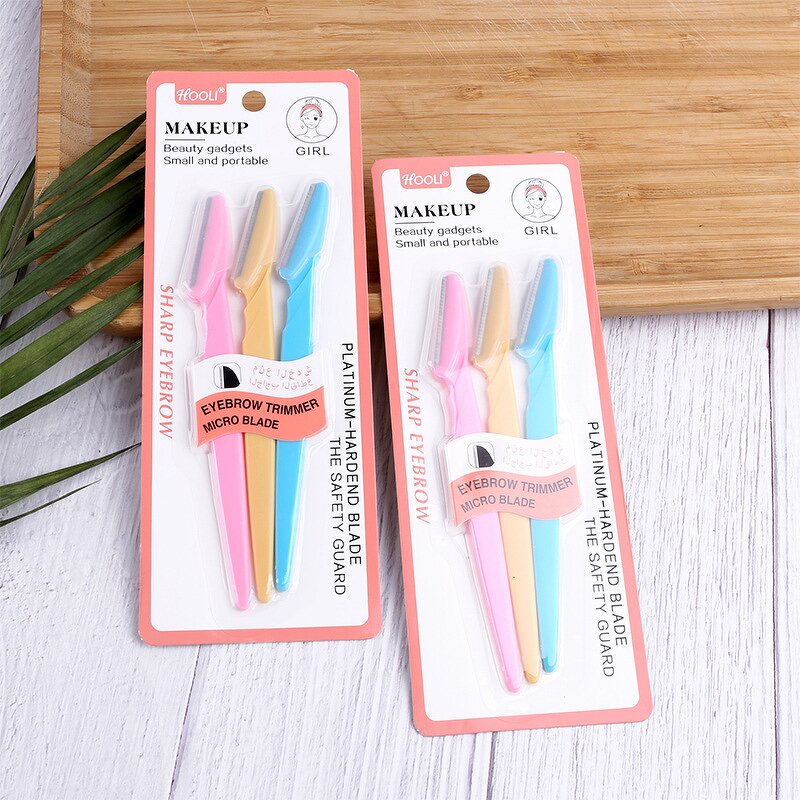 Eyebrow Razor Factory - Professional 3pcs Shaving Blade Facial