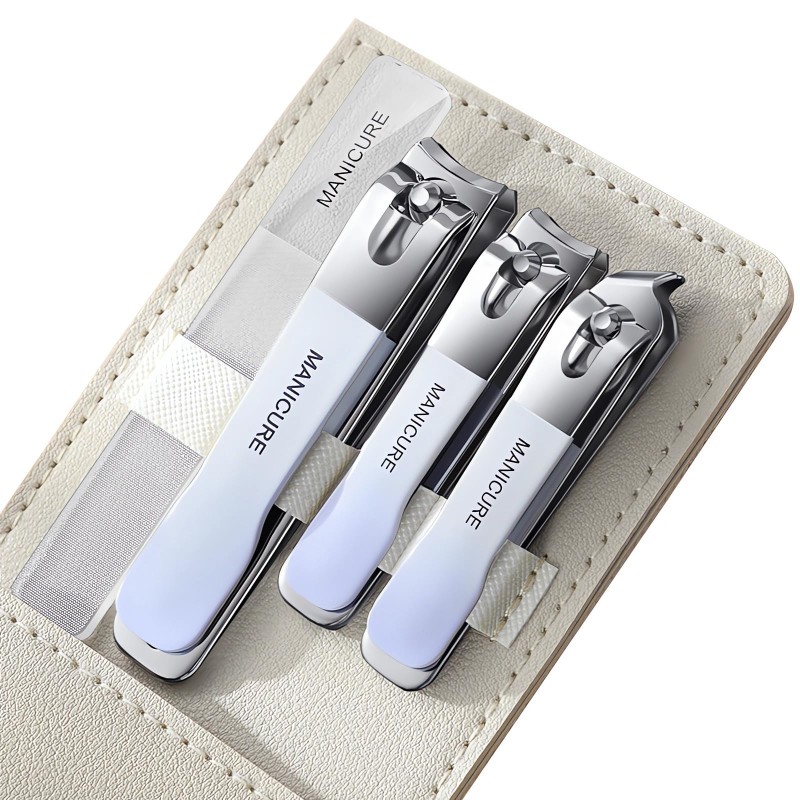 Manicure Set Manufacturer - 4 Piece Stainless Steel Gradient Color