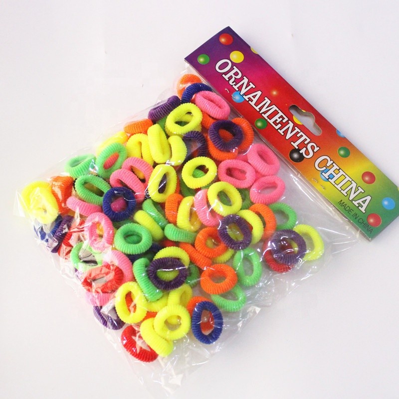 Hair Bands Manufacturer - Nylon Elastic Colorful Rope Ponytail Holder