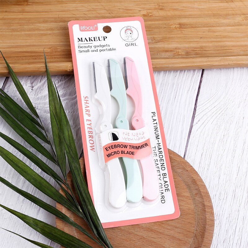 Eyebrow Razor Manufacturer - Hot Selling 3Pcs Women Facial Hair Remover