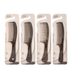 Hair Comb Factory - Grey Series Plastic Wide Teeth Straight