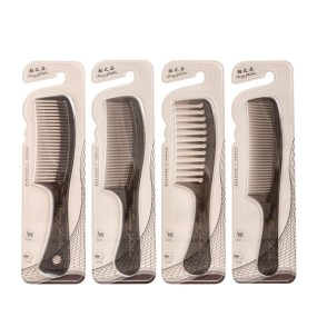 Hair Comb Factory - Grey Series Plastic Wide Teeth Straight