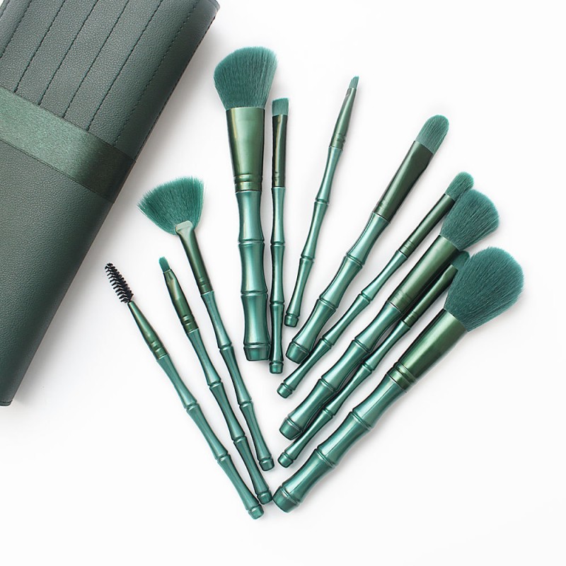 Makeup Brush Set Factory - 11pcs Premium Pink Foundation Blush