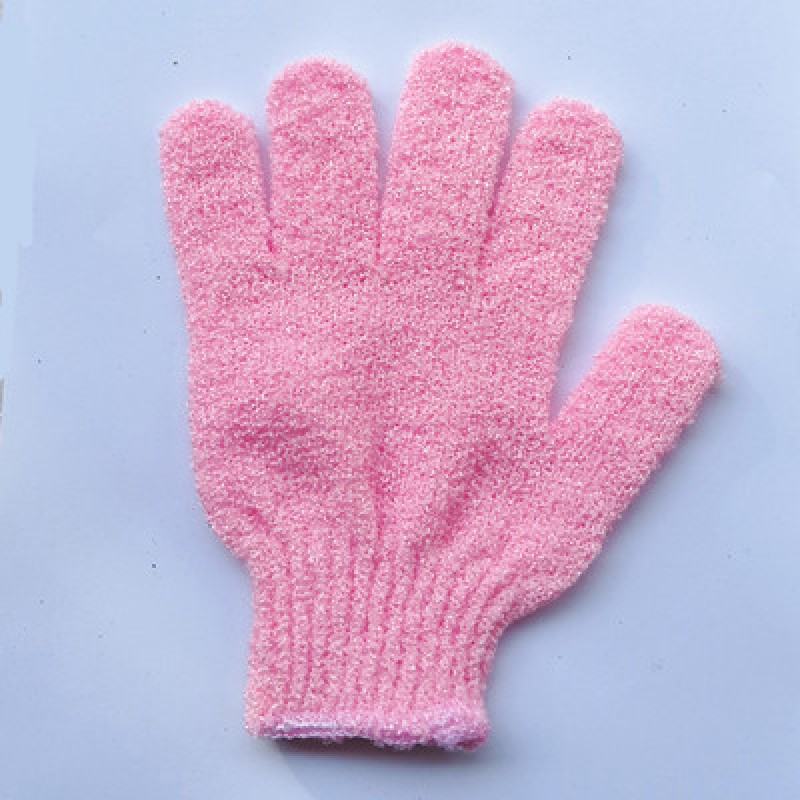 Exfoliator Gloves Factory - Nylon Five Fingers Dead Skin Remover