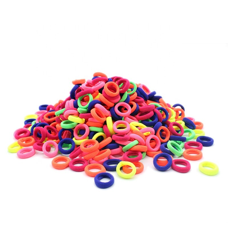 Hair Bands Manufacturer - Nylon Elastic Colorful Rope Ponytail Holder