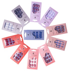 False Nails Manufacturer - 24 Pieces Wholesale Pure Color Matte