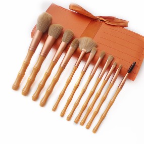 Makeup Brush Set Factory - 11pcs Premium Pink Foundation Blush