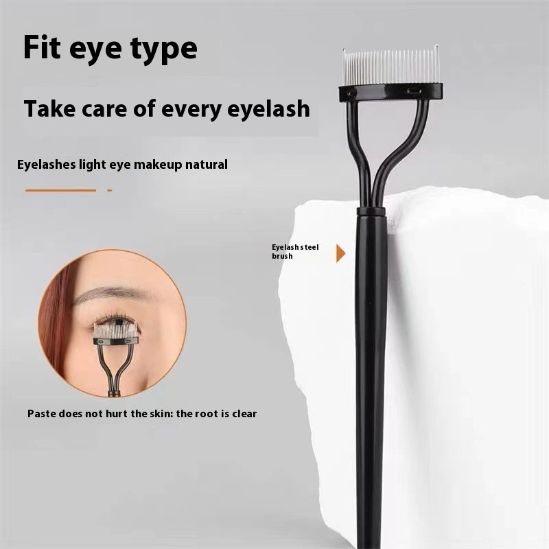Eyelash Curler Manufacturer - Plastic Metal Beauty Cosmetic with Comb