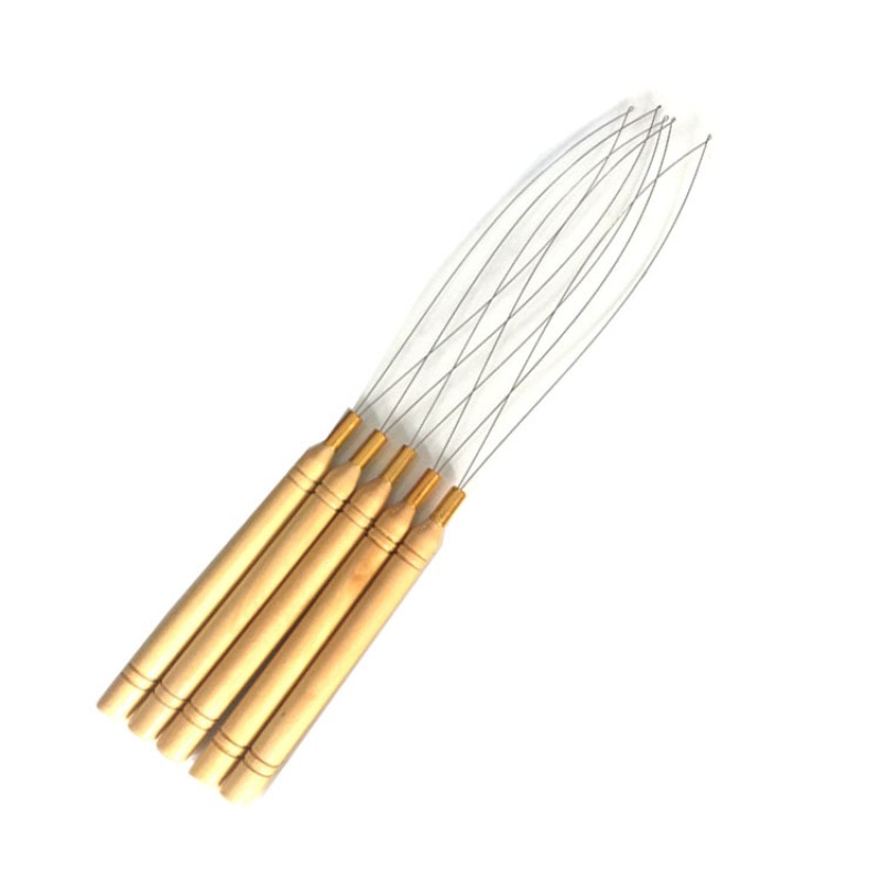 Hair Tool Manufacturer - 10 Pcs Loop Needle Threader Microlink Beads