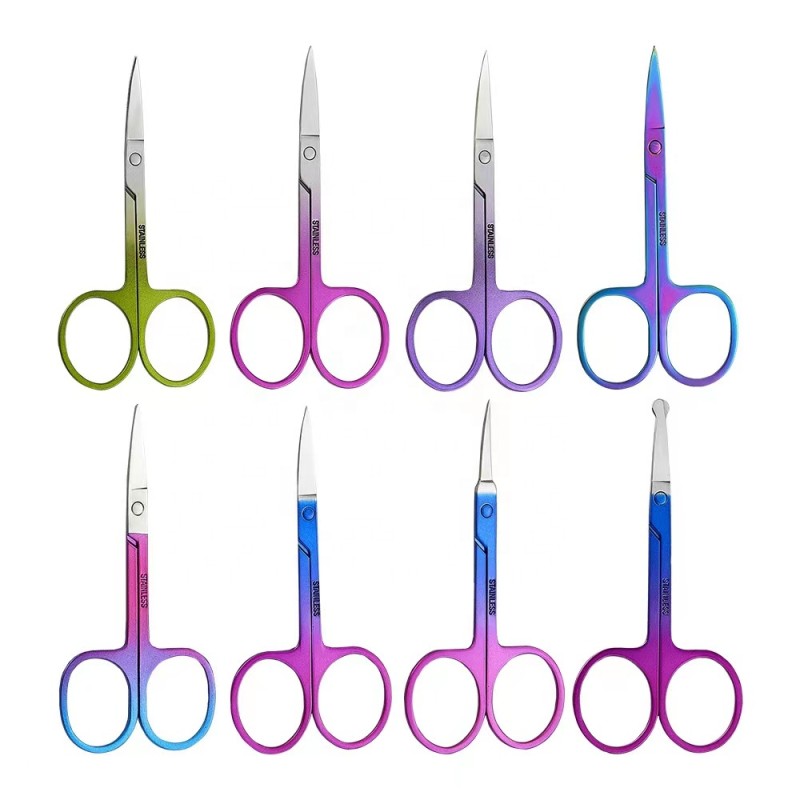 Beauty Scissors Manufacturer - Stainless Steel Curved Black Private Label