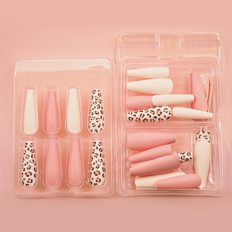 False Nails Factory - Full Cover Ballerina Long Press Artificial