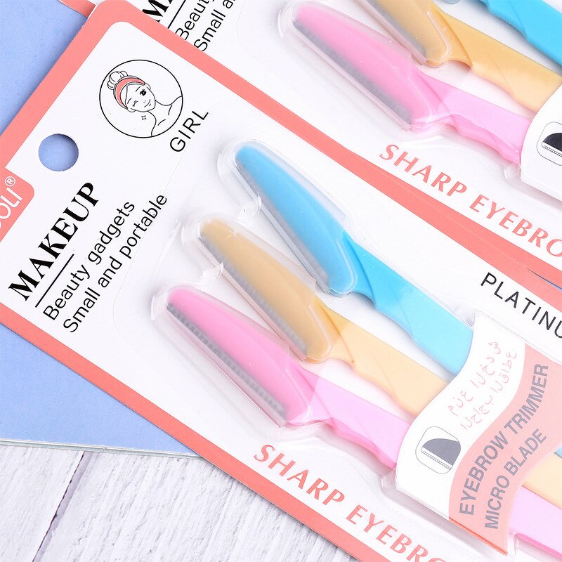 Eyebrow Razor Factory - Professional 3pcs Shaving Blade Facial