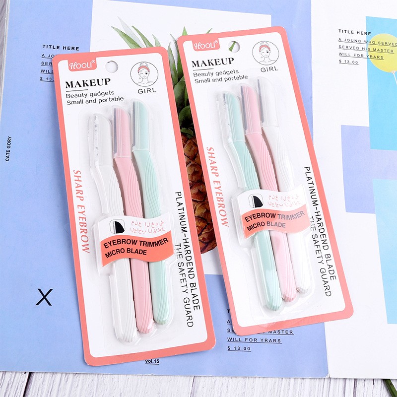 Eyebrow Trimmer Factory - Women Stainless Steel Blade Facial Razor