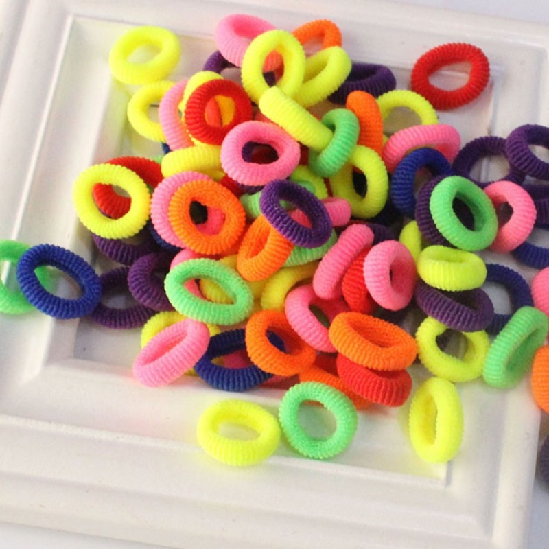 Hair Bands Manufacturer - Nylon Elastic Colorful Rope Ponytail Holder