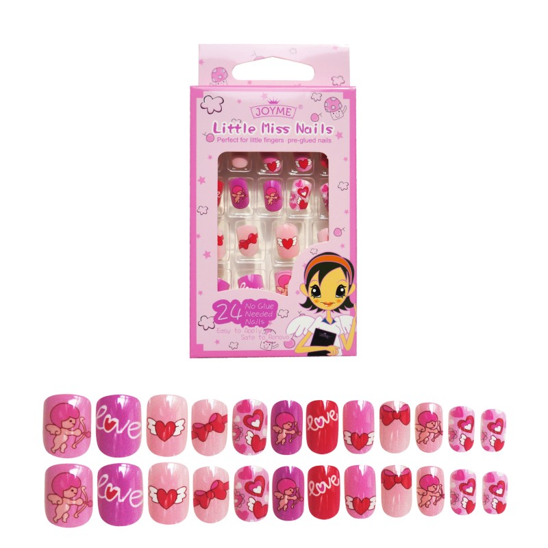 False Nails Manufacturer - OEM Custom Children Cute Kids Press on