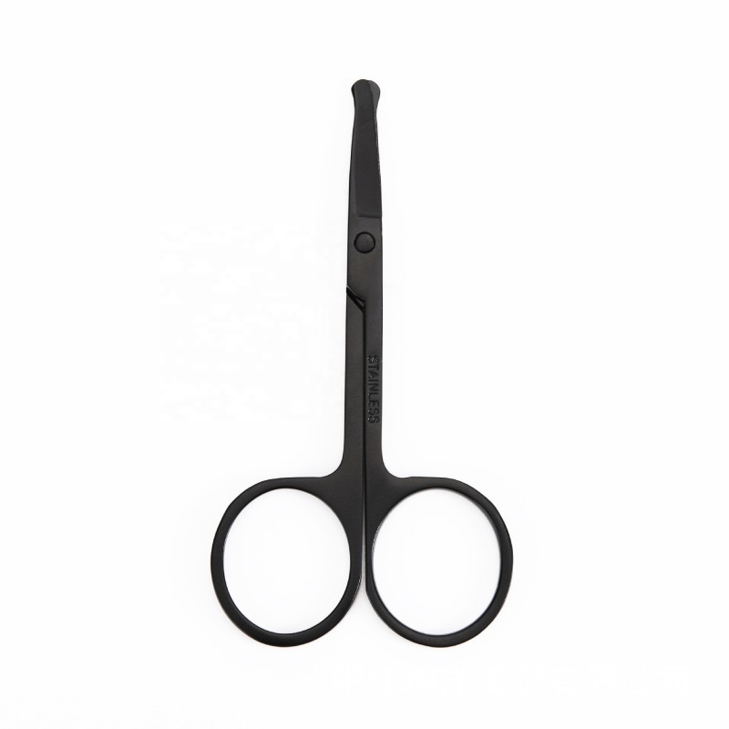 Nose Hair Scissors Factory - Stainless Steel Professional Safety Rounded