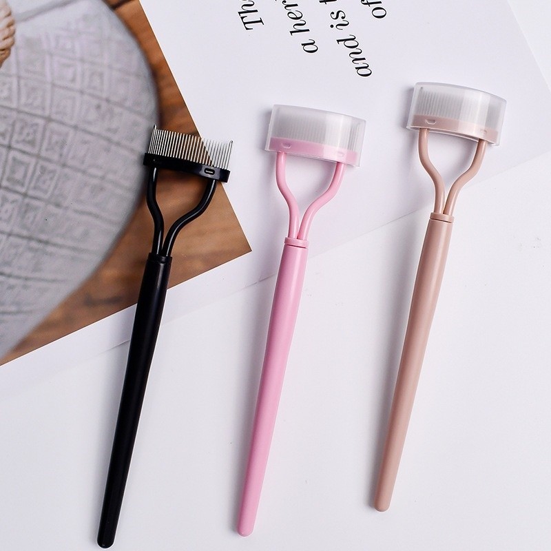Eyelash Curler Manufacturer - Plastic Metal Beauty Cosmetic with Comb