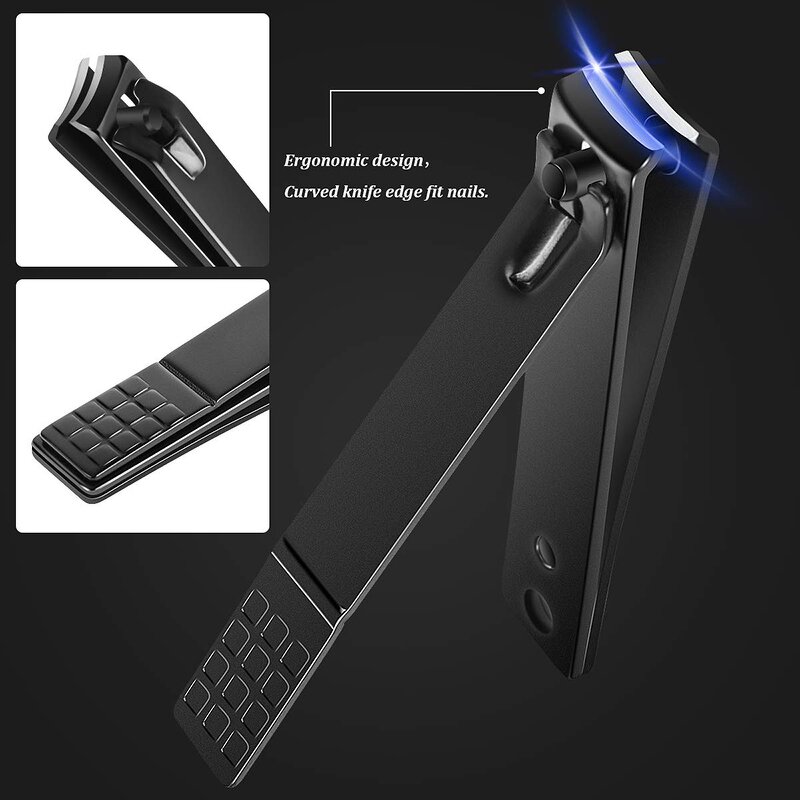 Nail Clippers Factory - 10PCS Black Dead Skin Clippers Beauty Set